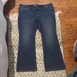 Torrid Dark Blue Flare Jeans